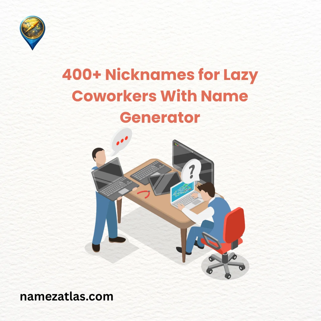 Nicknames for Lazy Coworkers With Name Generator