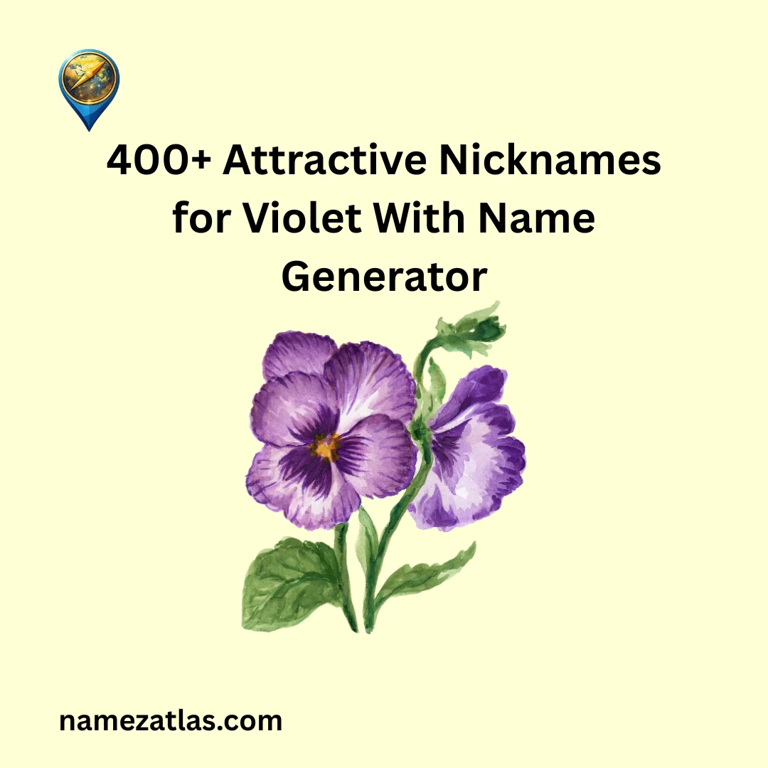 Attractive Nicknames for Violet With Name Generator