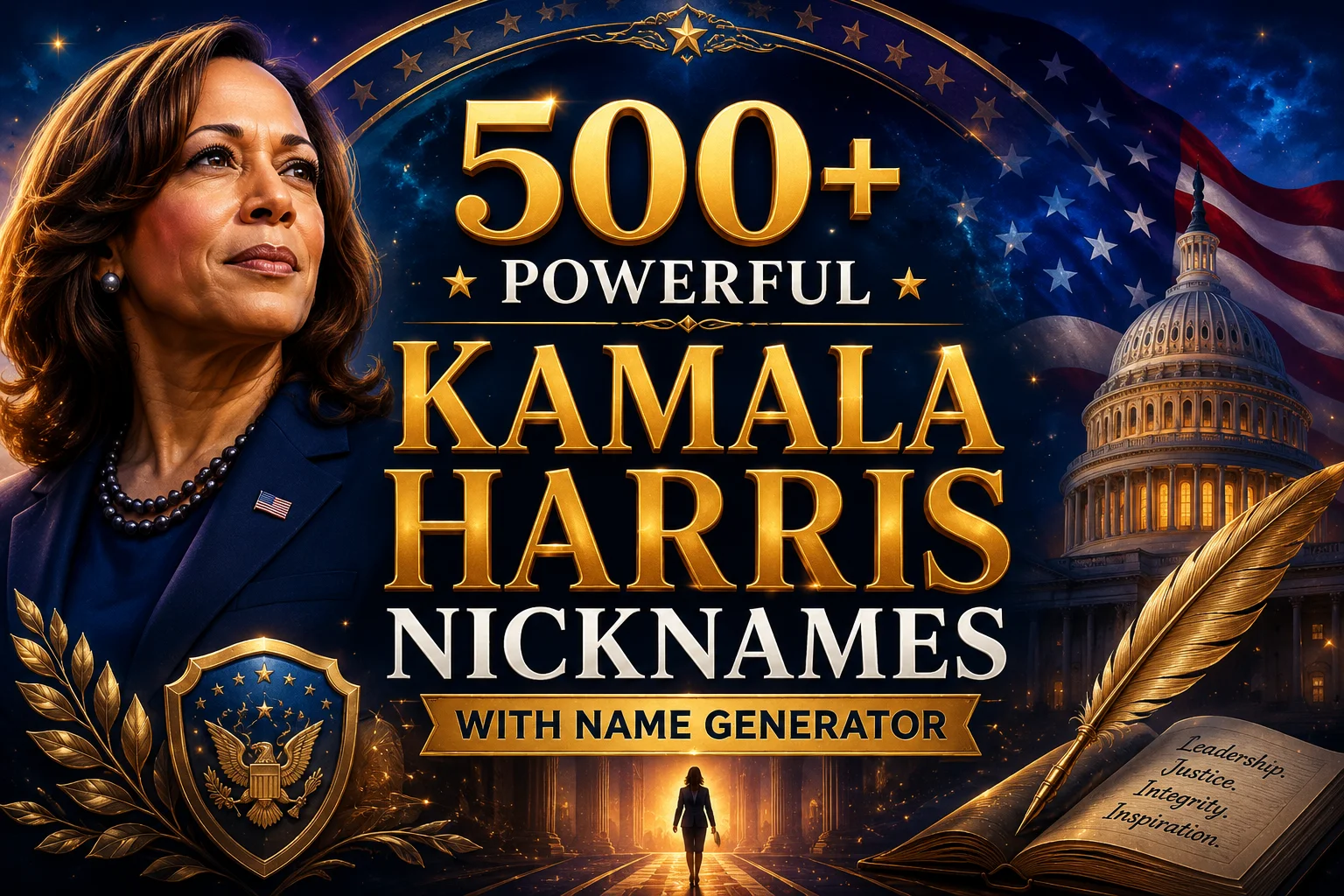Powerful Kamala Harris Nicknames With Name Generator