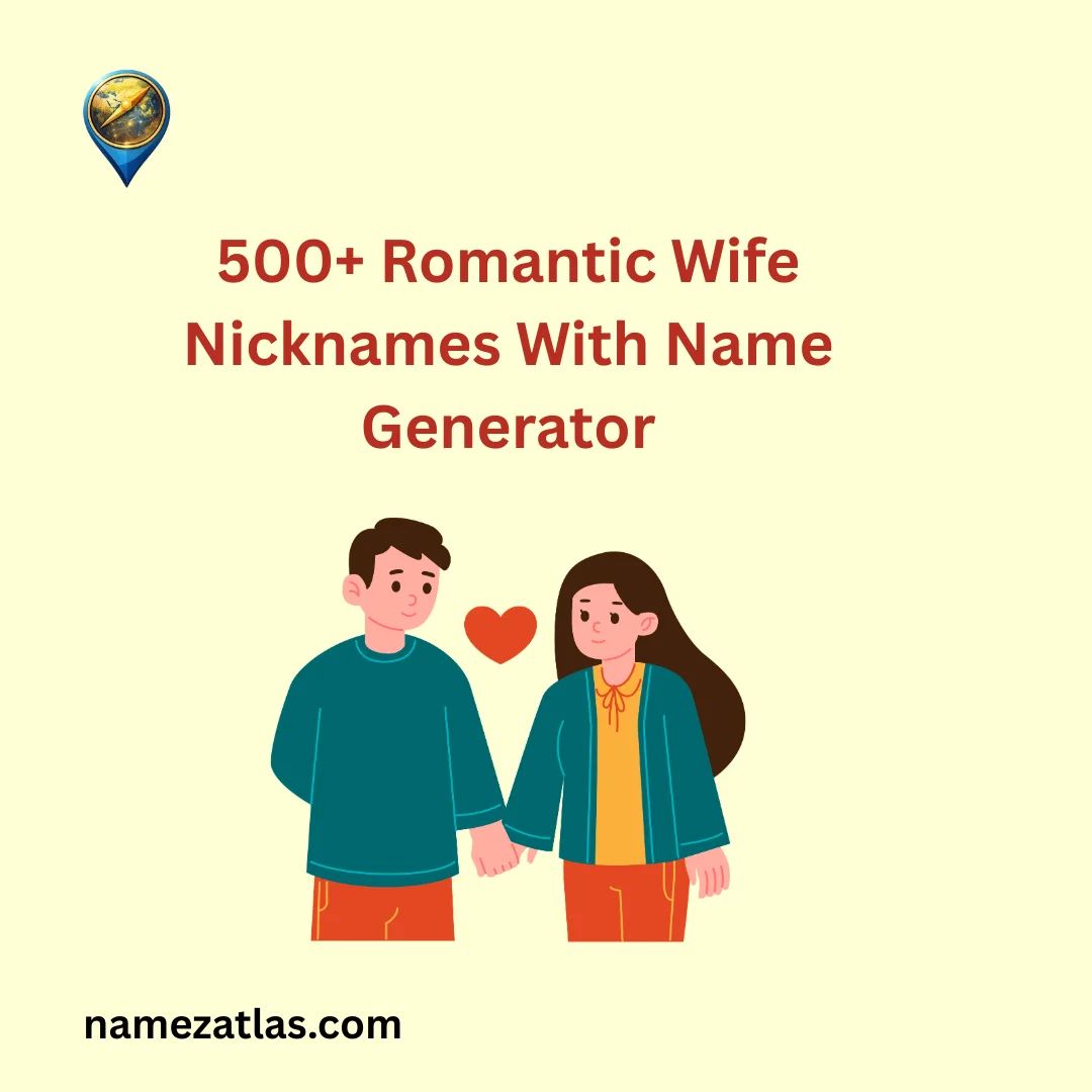 Romantic Wife Nicknames With Name Generator