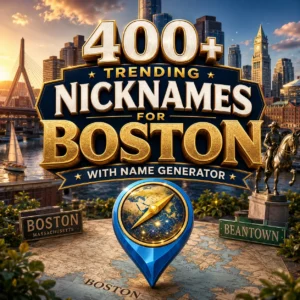 Trending Nicknames For Boston With Name Generator