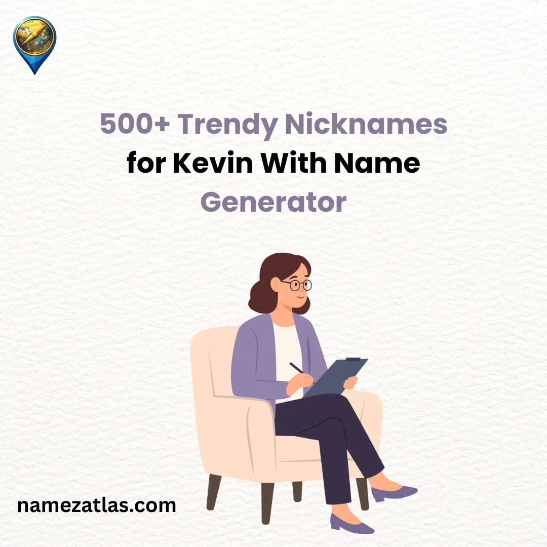 Trendy Nicknames for Kevin With Name Generator