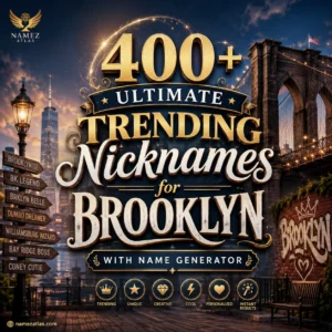 Ultimate Trending Nicknames for Brooklyn With Name Generator