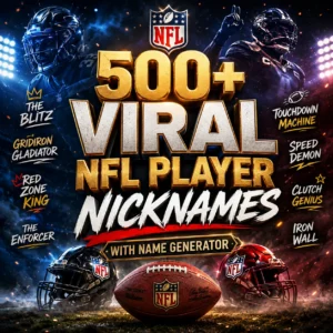 Viral NFL Player Nicknames With Name Generator